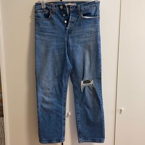 Levis wedgie straight jeans